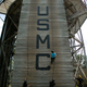 The rappel tower in all its glory.